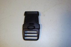 2 X Black plastic triple retention buckles for 1&Prime; belt new w/o tags UTX brand