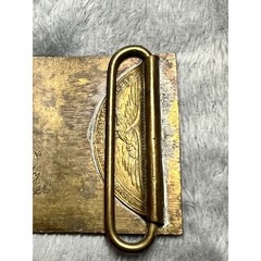 Vintage Winchester Repeating Arms Brass Belt Buckle Buffalo Bill Gift Replica