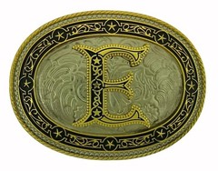 Vintage Styles Initial Letter a z Belt Buckle Western Cowboy Cowgirl rodeo Texas