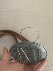 Belt Buckle Beer Bottle Holder USA Merica American Flag Beverage Holder Men’s 34
