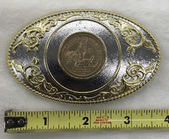 2013 Commemorative Mint Sacagawea Native American Dollar Coin Belt Buckle
