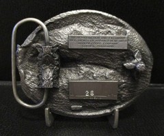 Coors Beer National Western Stock Show Belt Buckle 1995 Draft Horse Pull Show LE