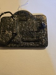 VINTAGE SEARS CRAFTSMAN TOOLS BELT BUCKLE EAT MY DUST 1995 GAP USA