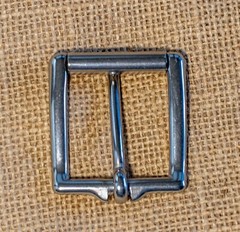 1.5&Prime; Heavy Duty Stainless Steel Hypoallergenic Roller Belt Buckle