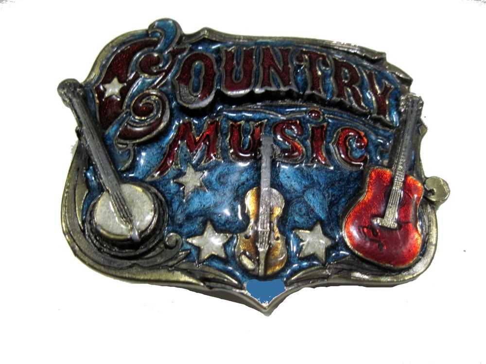 Country Music Buckle Union Made South Nashville Grand Ole Opry Hee Haw Concert X