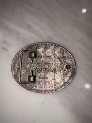 Jack Daniel’s Belt Buckle Old No. 7 Brand Oval Rope Border 2005 5008JD