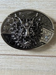 Western Men 3D Dragon Head Belt Buckle Perfect Gift for Men