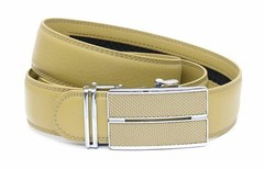 Belt men&rsquo;s automatic automatic belt yellow mud grid belt grid shortable