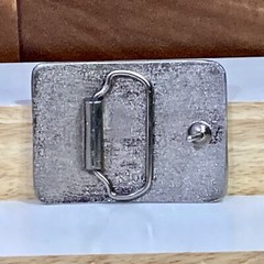 &lsquo;I&rsquo;d Rather Be Fishing&rsquo; Green Enamel Belt Buckle Heavy Duty for 2&Prime; Belts
