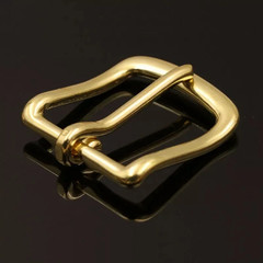 1Piece Solid Brass Belt Buckle End Bar Heel Bar Buckle Pin Belt Half Buckle for