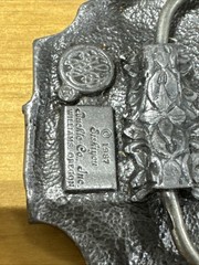 Vintage 1987 Electrician Profession Belt Buckle by Siskiyou Buckle Co Z-40 USA
