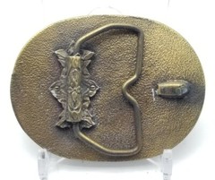 NRA National Rifle Association GOLDEN EAGLES Belt Buckle Made in USA