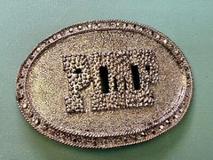 PIMP Word Statement Silver Color Hip Hop Punk Street Novelty Belt Buckle