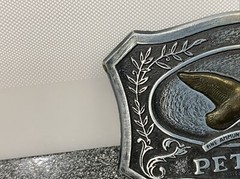 VTG Remington Arms Peters Ammunition 1887 Duck Hunter Hunting Guns Belt Buckle