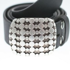 Circle Geometry Ornament Rectangle Belt Buckle Buckle Interchangeable Clasp GS39 as