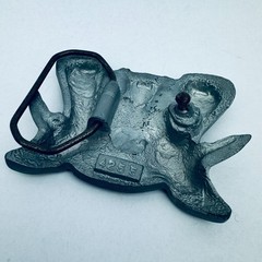 Vintage Western Belt Buckle (Pewter) 1995 Great American Products Cowboy Boots