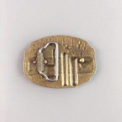 Vintage Bronze Plated Welder Trades Tradesman Belt Buckle also Stock in US