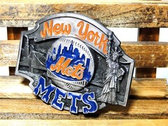 90&rsquo;s Vintage New York Mets Belt Buckle (Limited Edition MLB Official)