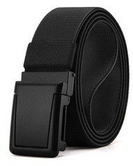 CHAOREN Tactical Belt Men – 38&Prime;-42&Prime; Waist Adjustable, Frosted Matte / Black
