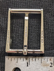 VTG GENUINE COLE HAAN ITALY MENs BELT BUCKLE METAL SOLID BRASS SILVER CHROME