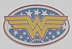 Wonder Woman Belt Buckle Original DC Comics LOGO Cosplay Halloween Costume Party