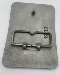 VTG 1982 New Holland Farming Metal Belt Buckle Proud To Be An American Farmer