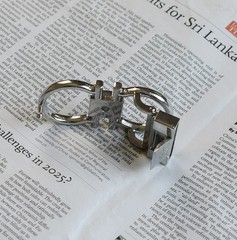 Salvatore Ferragamo Alloy Horseshoe Buckle for 34-35mm leather strap Silver