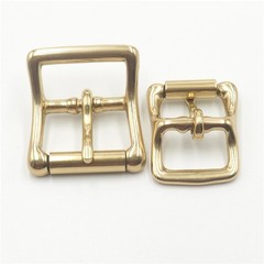 1Pc Solid Brass Buckle 3 Size for Belts Purses,Cinches Bags Leather Craft DIY