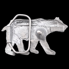 Robotic Bear Steampunk Fantasy Mechanical Sci-Fi Belt Buckle