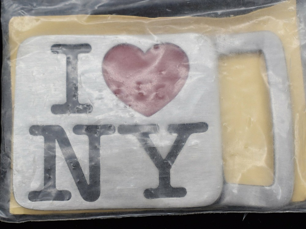 Classic Original 1980s I Heart/Love New York Original Sealed Vintage Belt Buckle