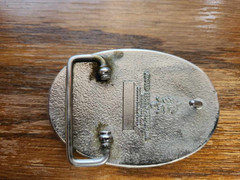End of the Trail Belt Buckle