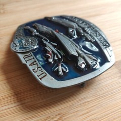 U.S.A.F U.S. Airforce Air Superiority Metal Military Belt Buckle