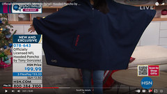 Officially Licensed NFL Mens Softshell Hooded Poncho DIFFERENT TEAMS