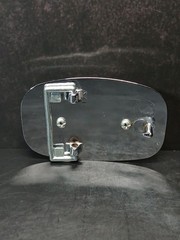 Western Red Stone Silver Belt Buckle