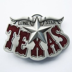 NEW LONE STAR STATE TEXAS BELT BUCKLE COWBOY REDEO WESTERN