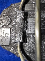 SISKIYOU THE AMERICAN VETERAN COMMEMORATIVE BELT BUCKLE 1987 LIMITED ED.186/2500