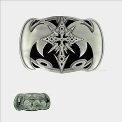 Cross medieval belt buckle gothic ornament design belt buckle *361
