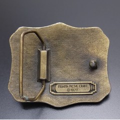 Vintage 1977 Indiana Metal Craft Golden Gate Bridge San Francisco Belt Buckle