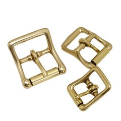 1Pc Solid Brass Buckle 3 Size for Belts Purses,Cinches Bags Leather Craft DIY