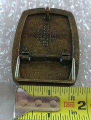 AMERICAN VETERANS DISABLED FOR LIFE MEMORIAL COURAGE 2007 SPONSOR BELT BUCKLE