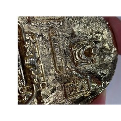 Buckle Vintage 1989 W USA Oval Outdoor Scene Belt Buckle