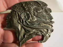 VINTAGE INDIAN CHIEF THEME BELT BUCKLE HEAVY – GW-16