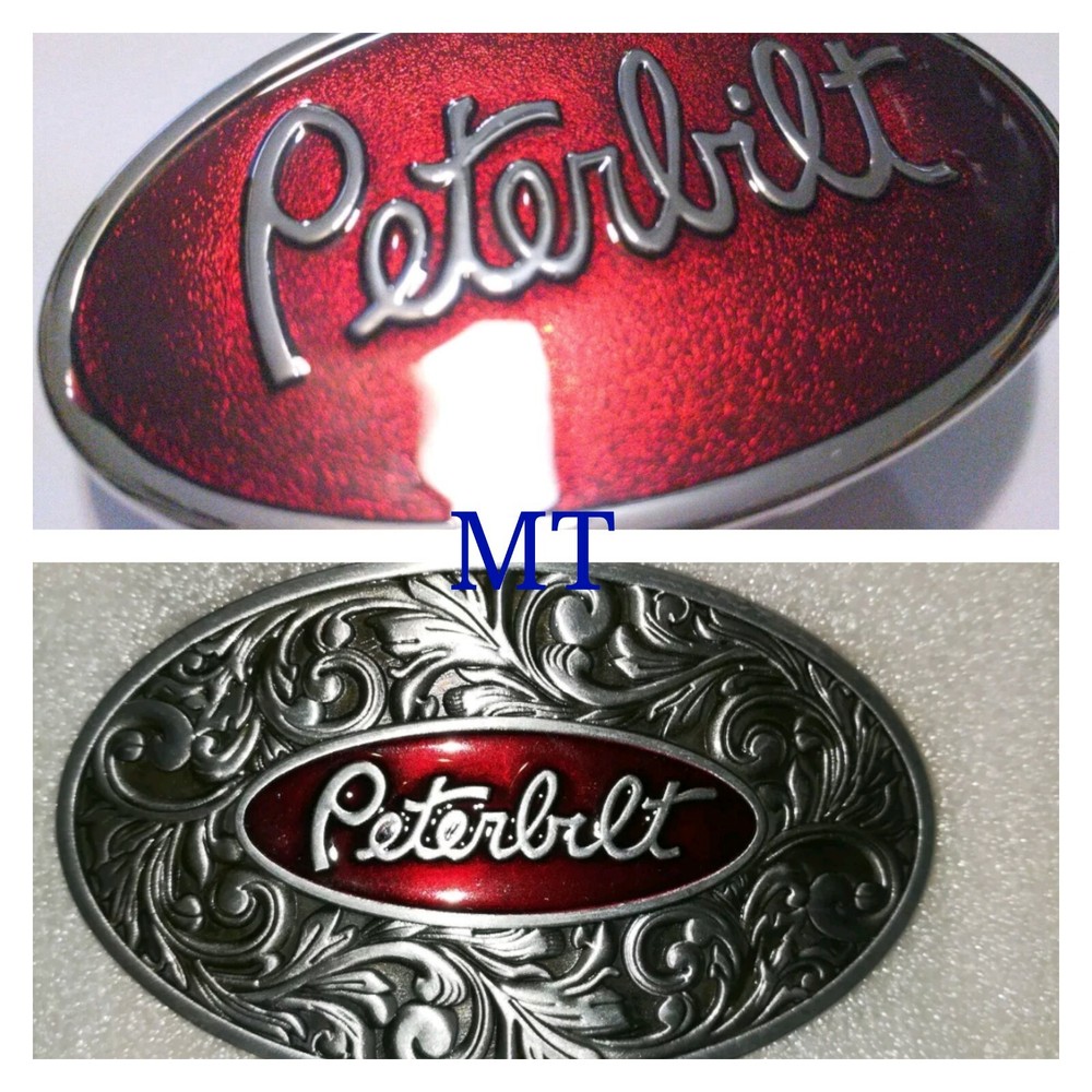 Peterbilt Belt Buckles both different design buckles set