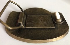 Peabody Coal Company Eastern Division 1983 Safety Award Belt Buckle Vtg 80’s