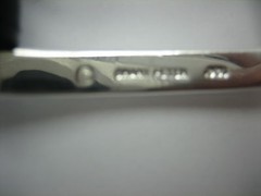 Sterling silver 925 buckle w/1.5&Prime; Genuine Alligator belt sizes 30&Prime; to 44&Prime; U.S.A.
