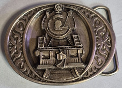 Limited Edition GTW 4070 Steam Locomotive Train Belt Buckle Midwest Railway
