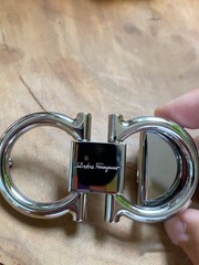 Salvatore Ferragamo Alloy Horseshoe Buckle Silvre for 34-35mm leather strap