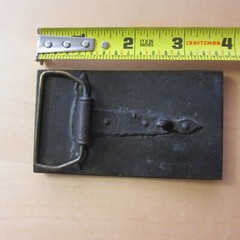 rectangle WINCHESTER 3 3/4 x 2 1/8  » BELT BUCKLE Repeating Arms New Haven, CT