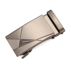 Classic Men’s Automatic Slide Buckle Rectangle Ratchet Belt Buckle Replacement