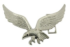 Men Women Eagle Belt Buckle Western Cowgirl Cowboy Rodeo Texas Style Gold Silver